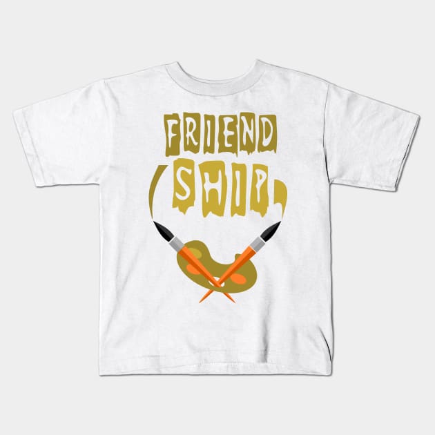 friendship Kids T-Shirt by taniplusshop